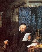Ostade, Adriaen van Lawyer in his Study oil